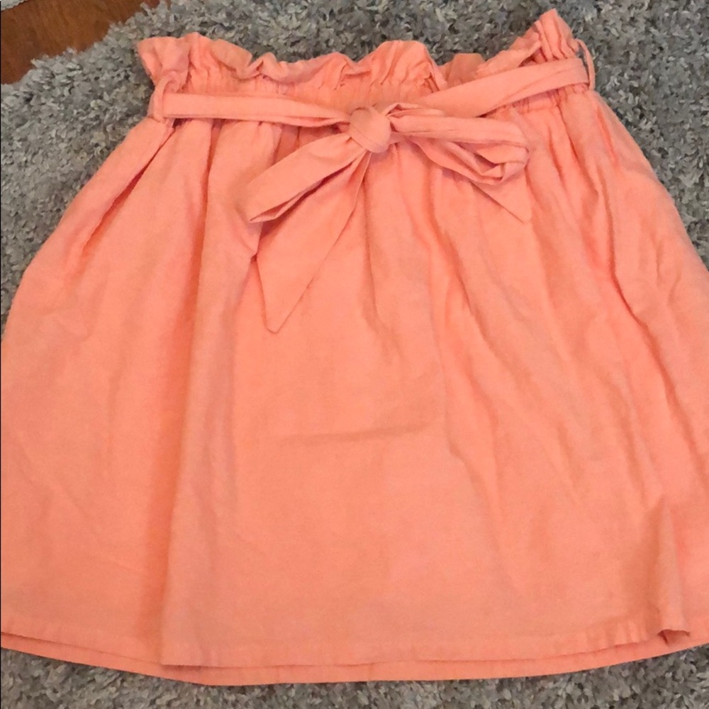 Peach skirt